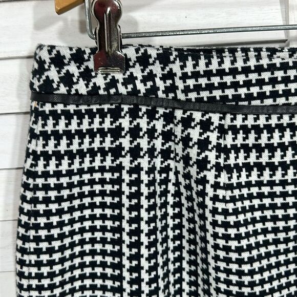 Talbots Houndstooth Skirt Size 14P Classic Ponte Fabric - Picture 9 of 12
